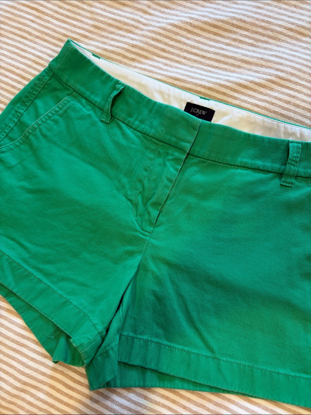 J. Crew Bright Green High Waist Women's Shorts